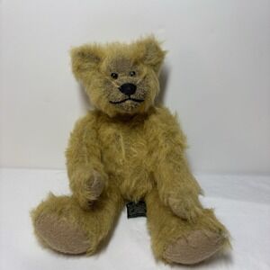 VTG Russ Berrie Colby Teddy Bear Brown Posable Plush 1996 Judy Senk No. 259